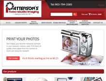 Tablet Screenshot of pattersonscamera.com